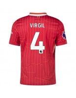 Liverpool Virgil van Dijk #4 Domácí Dres 2024-25 Krátký Rukáv